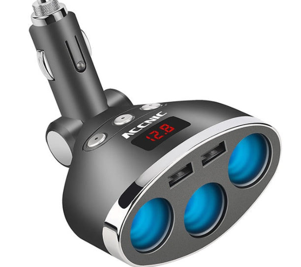 Ailan One With Three Charging Head Dual USB Smart Phone Car Small Appliances