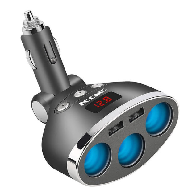 Ailan One With Three Charging Head Dual USB Smart Phone Car Small Appliances