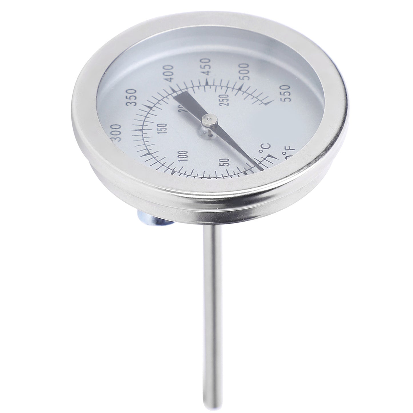 50-550℉ Stainless Steel Barbecue Grill Pointer Bimetallic Thermometer 5/16UNC BBQ Tools