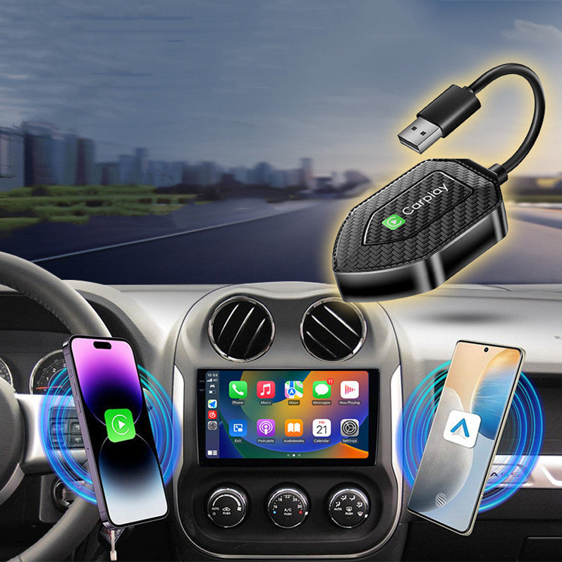 Two-in-one Wireless Adapter Carplay Box