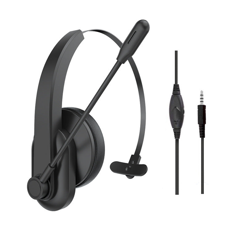 Customer Service Call Headset Wearing Aviation Bluetooth Headset