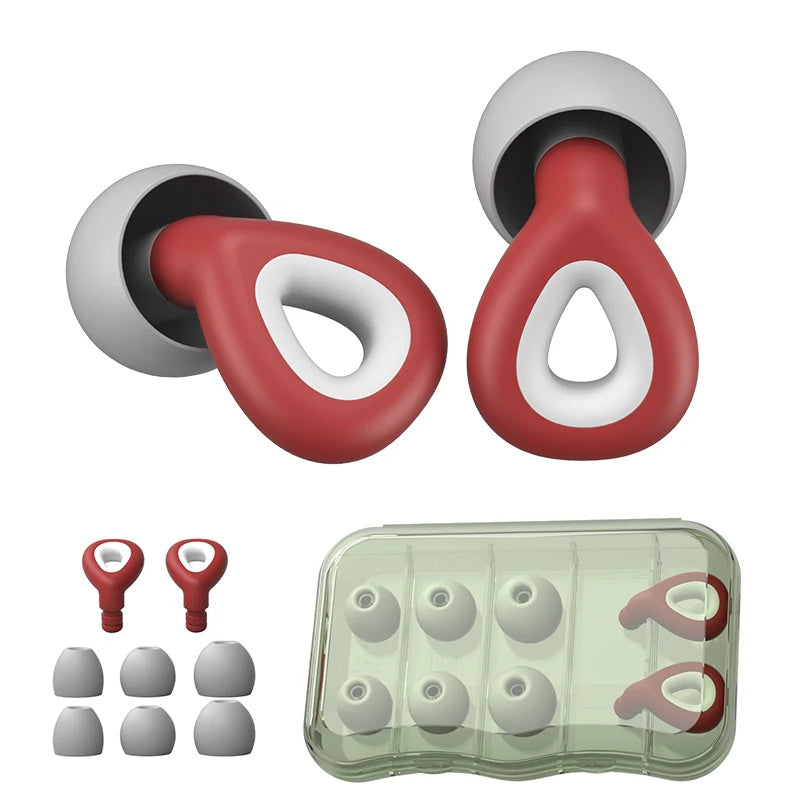 New Silicone Noise-reduction Ear Plugs Waterproof And Silent