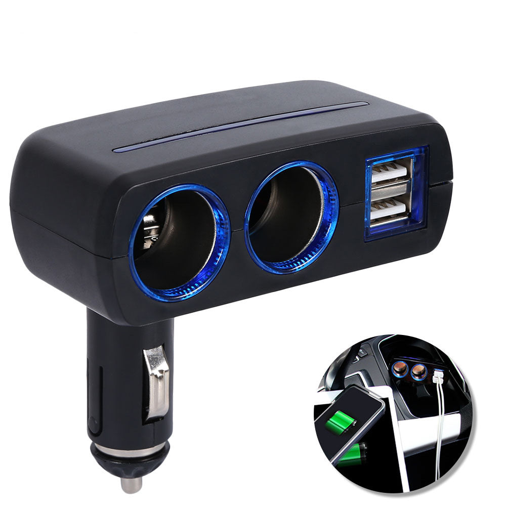 Car Dual USB Mobile Phone Charging Cigarette Lighter