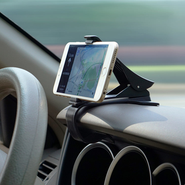 Rotary dashboard car phone holder