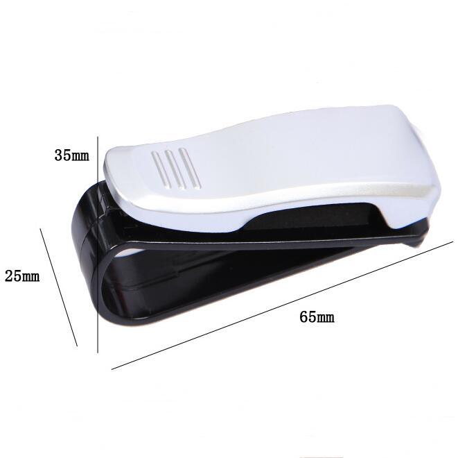 Car Sun Visor Glasses Sunglasses Ticket Receipt Card Clip Storage Holder