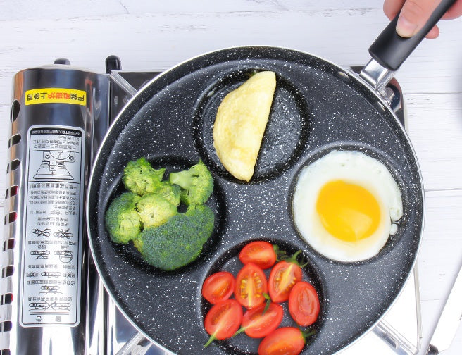 Egg Frying Pan Nonstick Pancake Pans 4-Cups Cookware Pancake Pan Egg Pan Suitable For Gas Stove