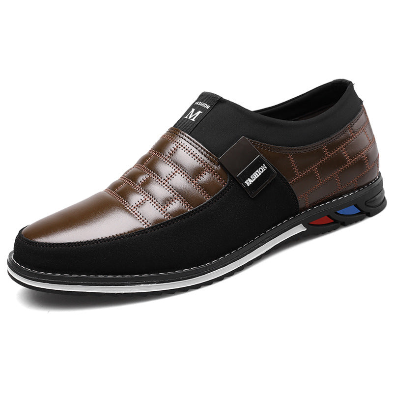 Men's casual leather shoes