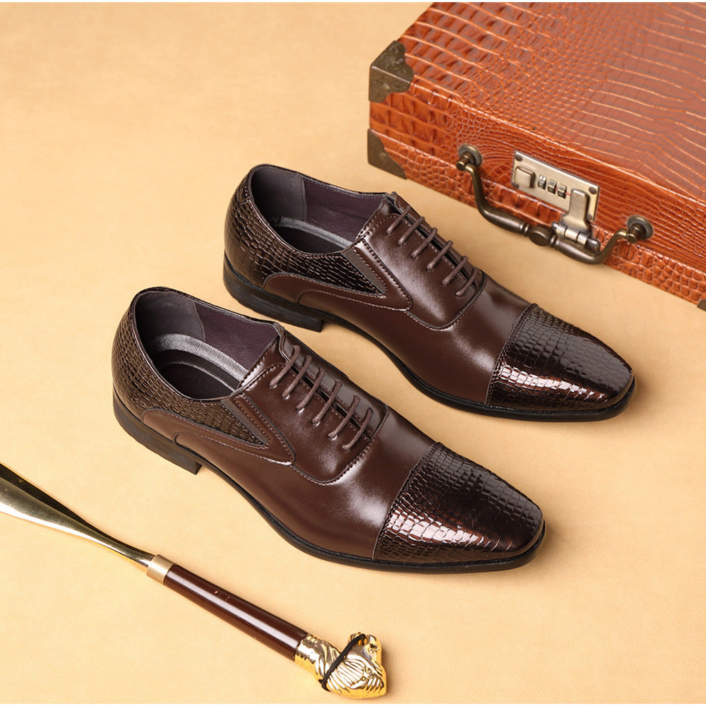 Business leather shoes