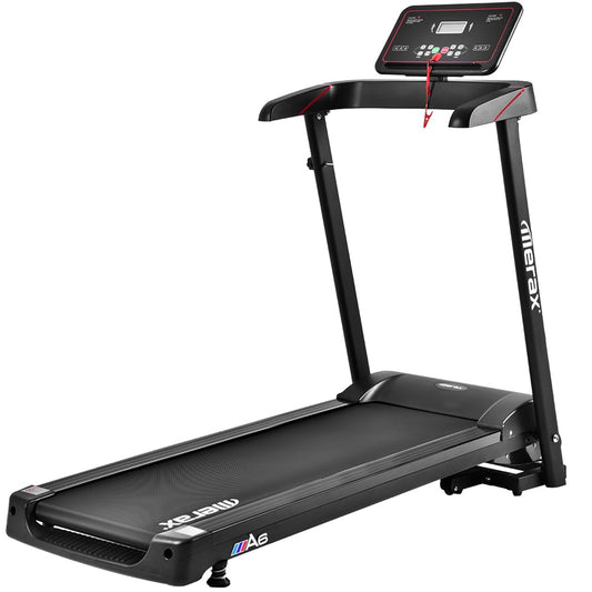 TREXM Folding Treadmill Electric Walking Running Exercise Fitness Machine with LCD Display