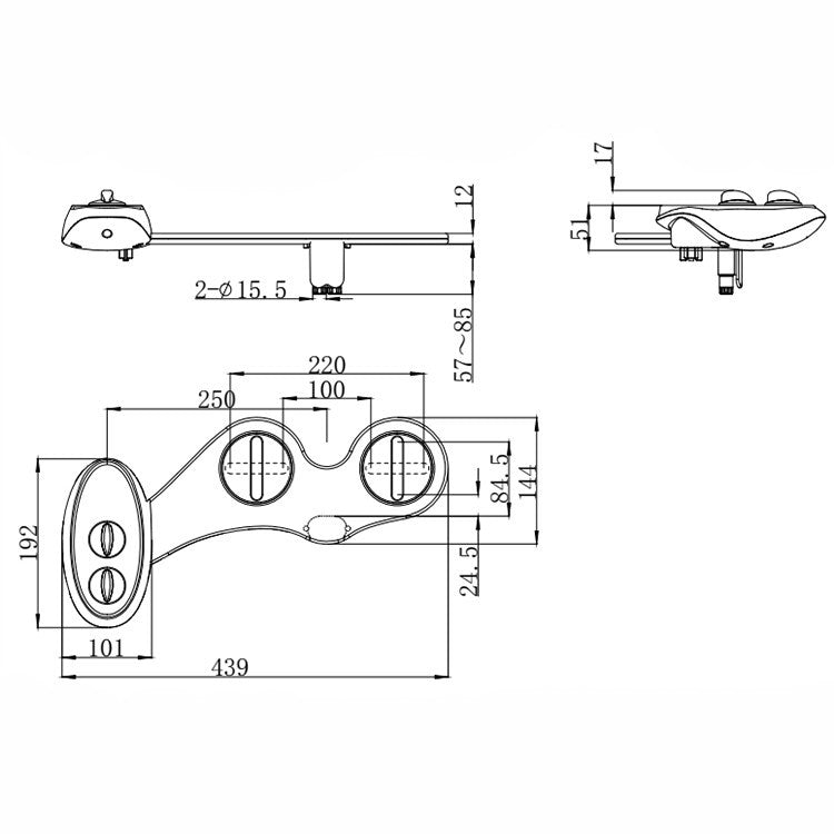 Single Cold Double Spray With Self-cleaning Full Function Body Bidet