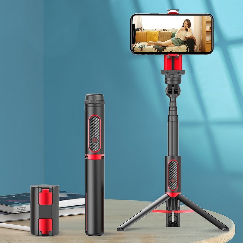 Handheld Anti-shake Stabilizer Bluetooth Selfie Stick