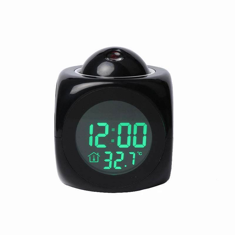 LED Projection Alarm Clock Report Clock Voice Report Clock