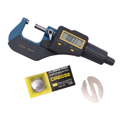 0.001mm Electronic Outside Micrometer 0-25mm Digital Tube