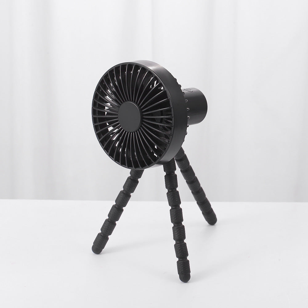 Compatible with Apple, Tripod Small Fan Desktop Multifunctional Adjustable Bending Head Fan