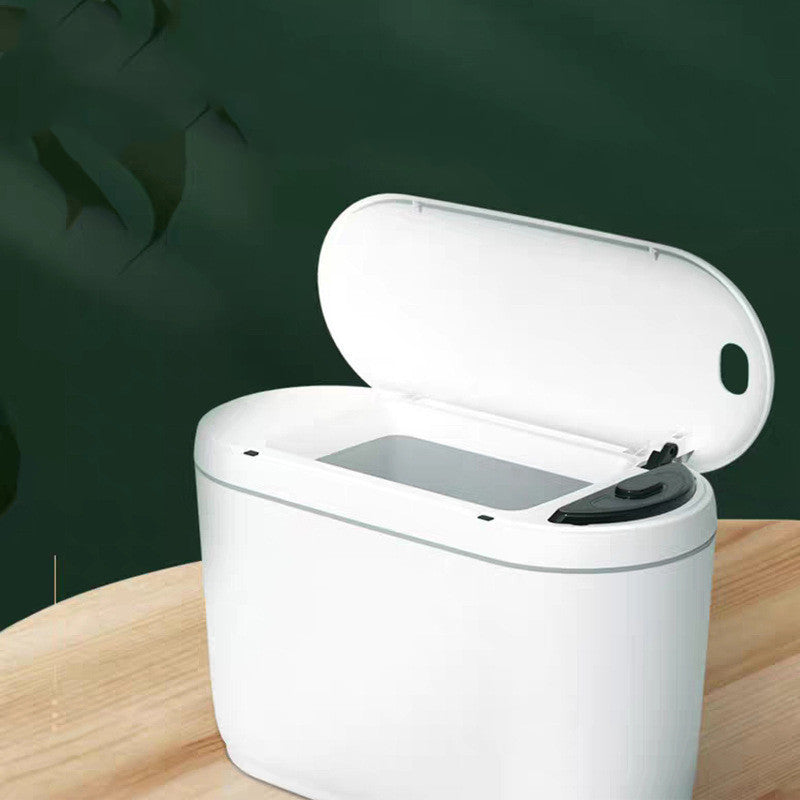 Automatic desktop trash can smart sensor