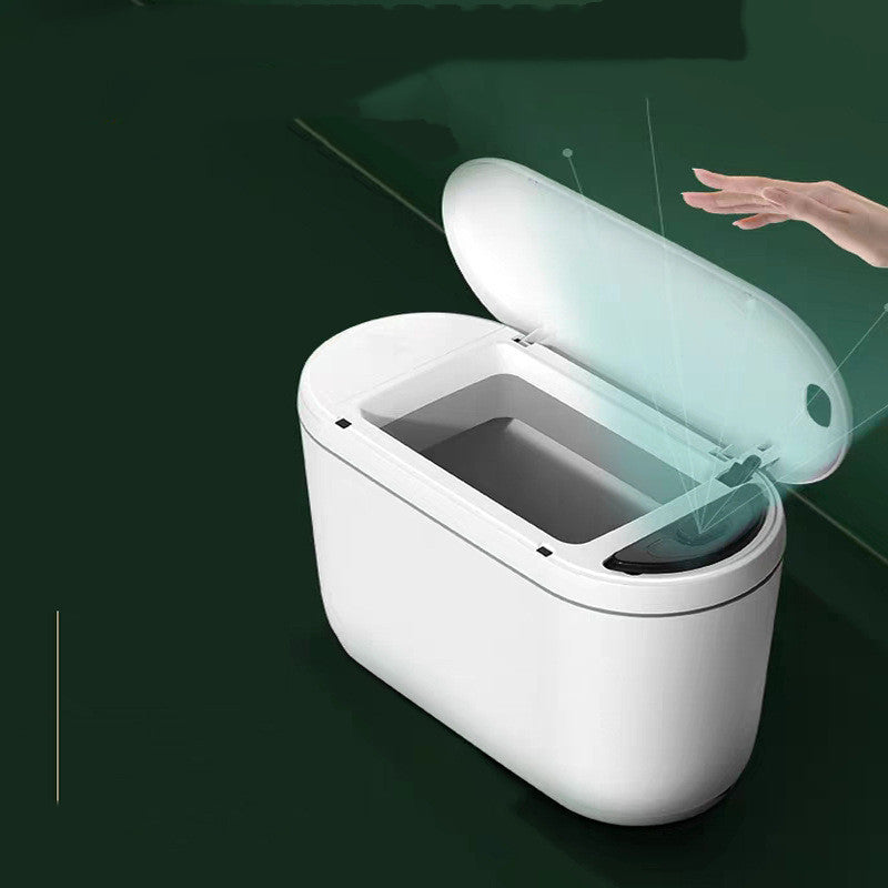 Automatic desktop trash can smart sensor