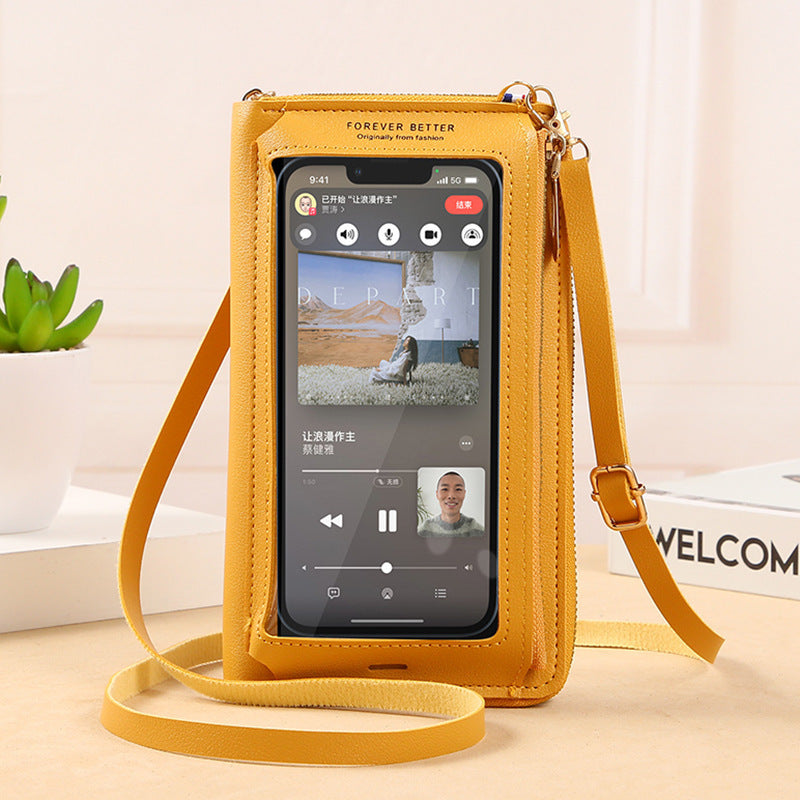 Women's Multifunctional Touch Screen Phone Bag