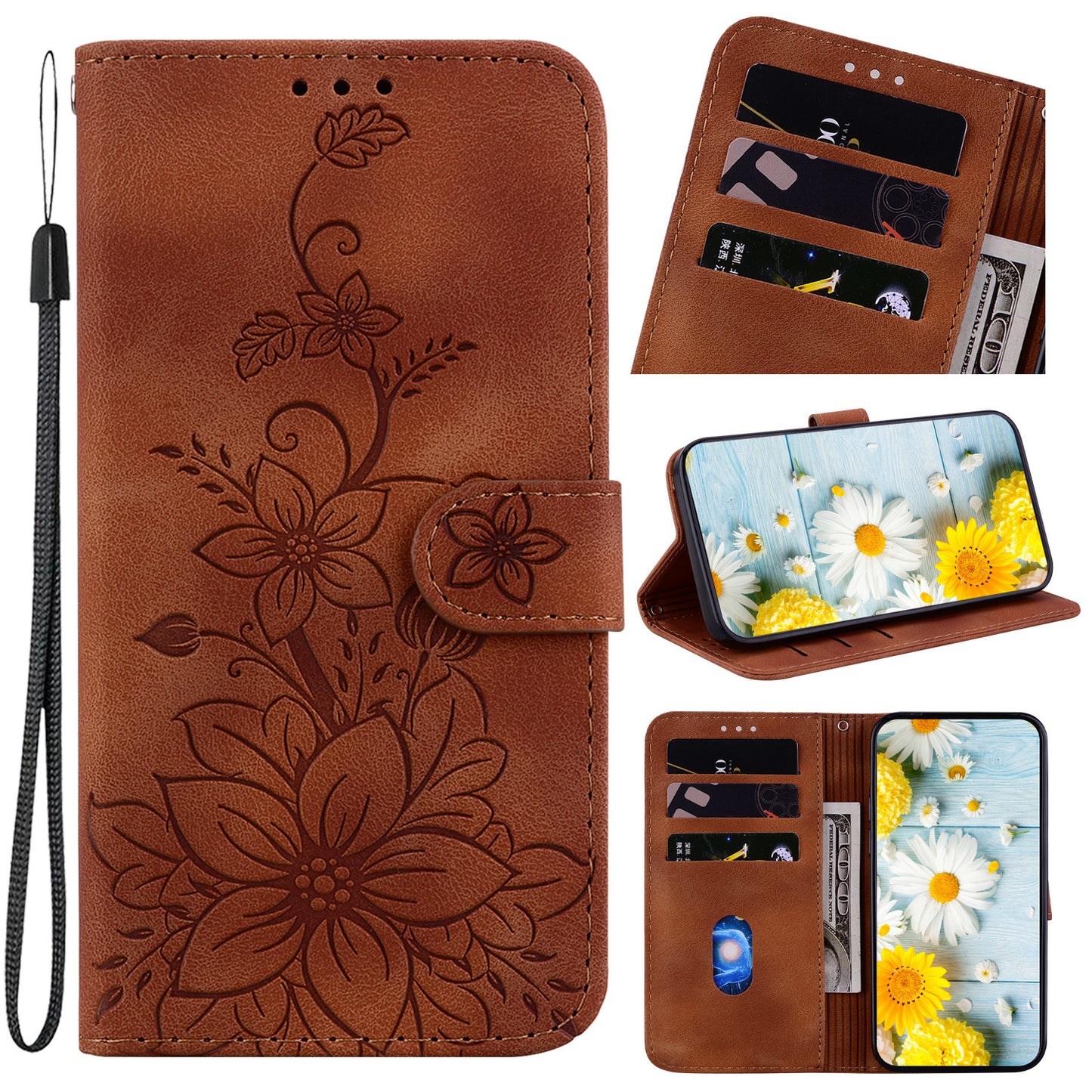 Flip Phone CaseFlip Phone Leather Case With Card Insert Protective Case