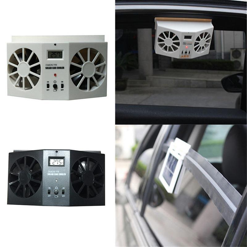 2W Car Solar Exhaust Fan Solar Car Exhaust Fan Car With Solar Cooling Artifact