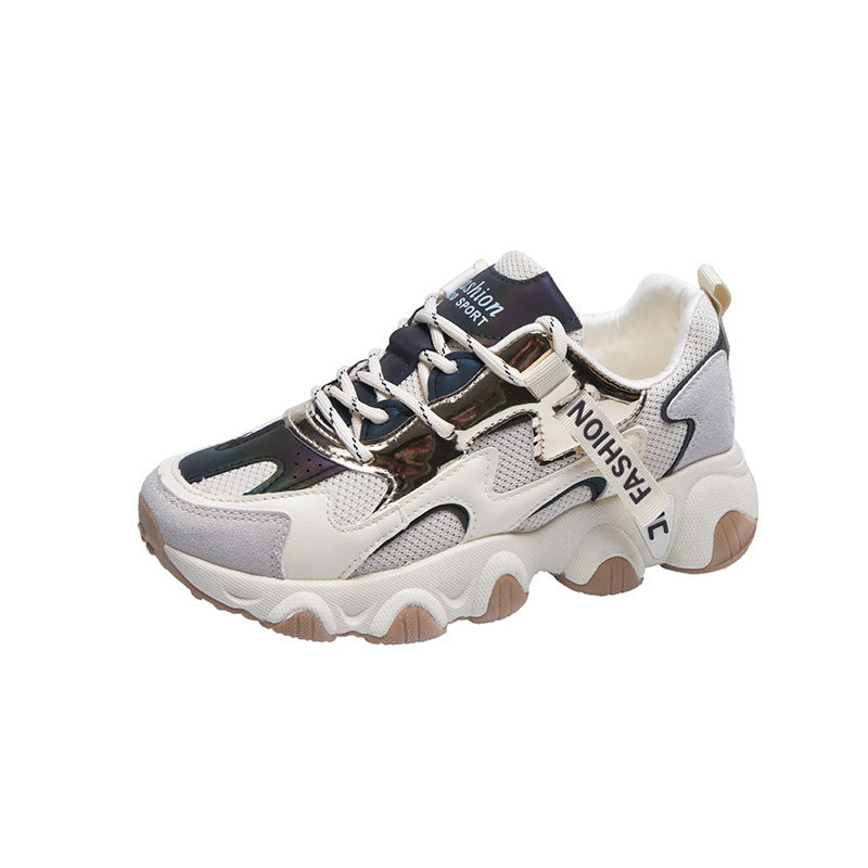 Breathable wild daddy shoes women