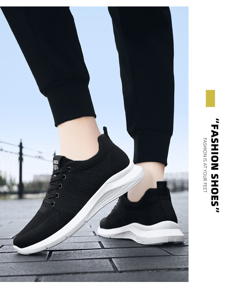 Men's Shoes Korean Casual Breathable Shoes Running Shoes Trendy Sneakers Men