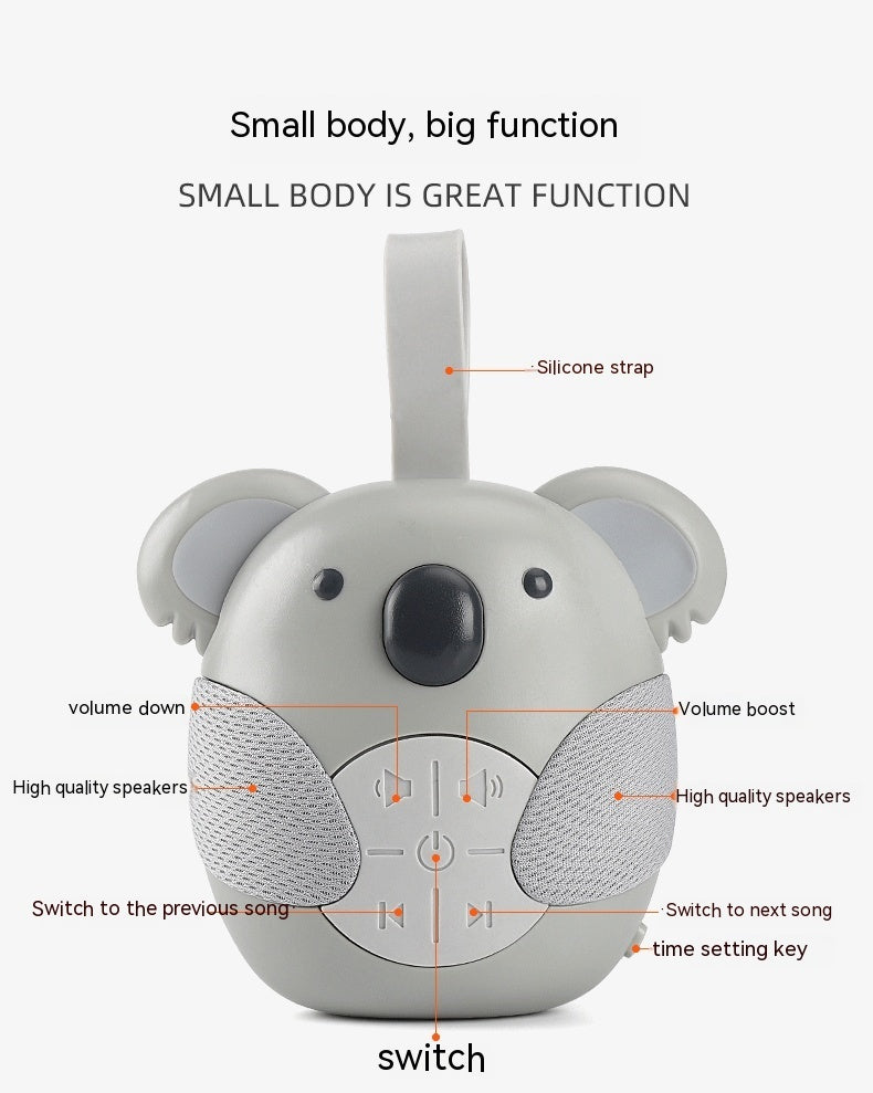 Infants Baby Comfort Help Sleep Koala Music White Noise Player Toy