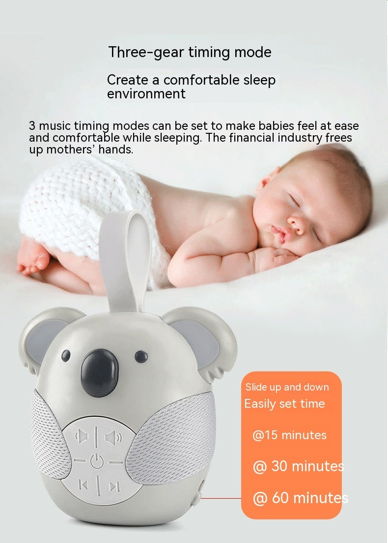 Infants Baby Comfort Help Sleep Koala Music White Noise Player Toy