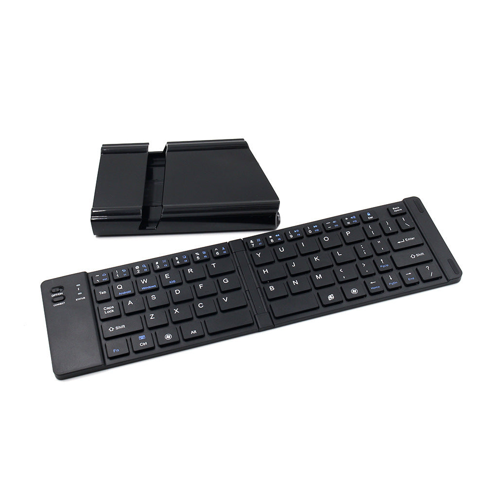 Folding Metal Bluetooth Foldable Keyboard Mini Bluetooth Wireless