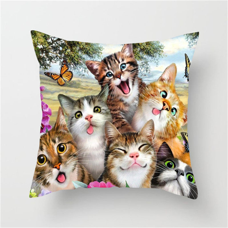 Cute cat trend pillowcase