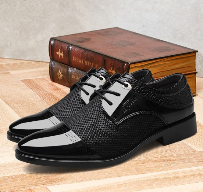 Men's leather shoes