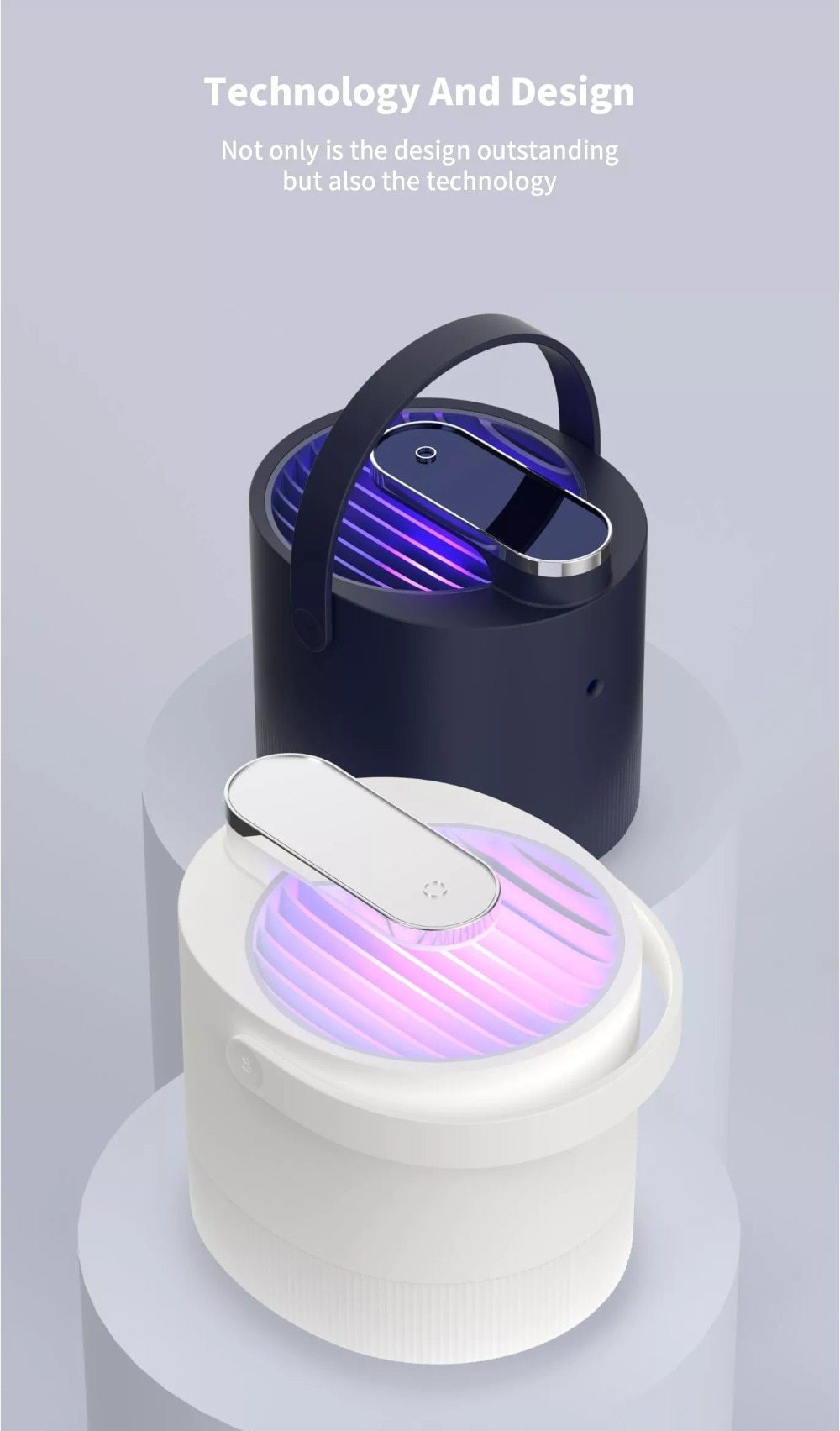 Indoor USB mosquito killer home LED light