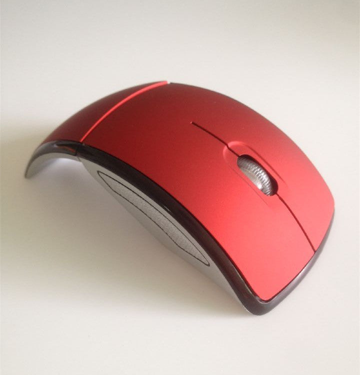 Wireless Optical Mouse Folding Mouse Creative Folding Switch Featured Curved Mouse