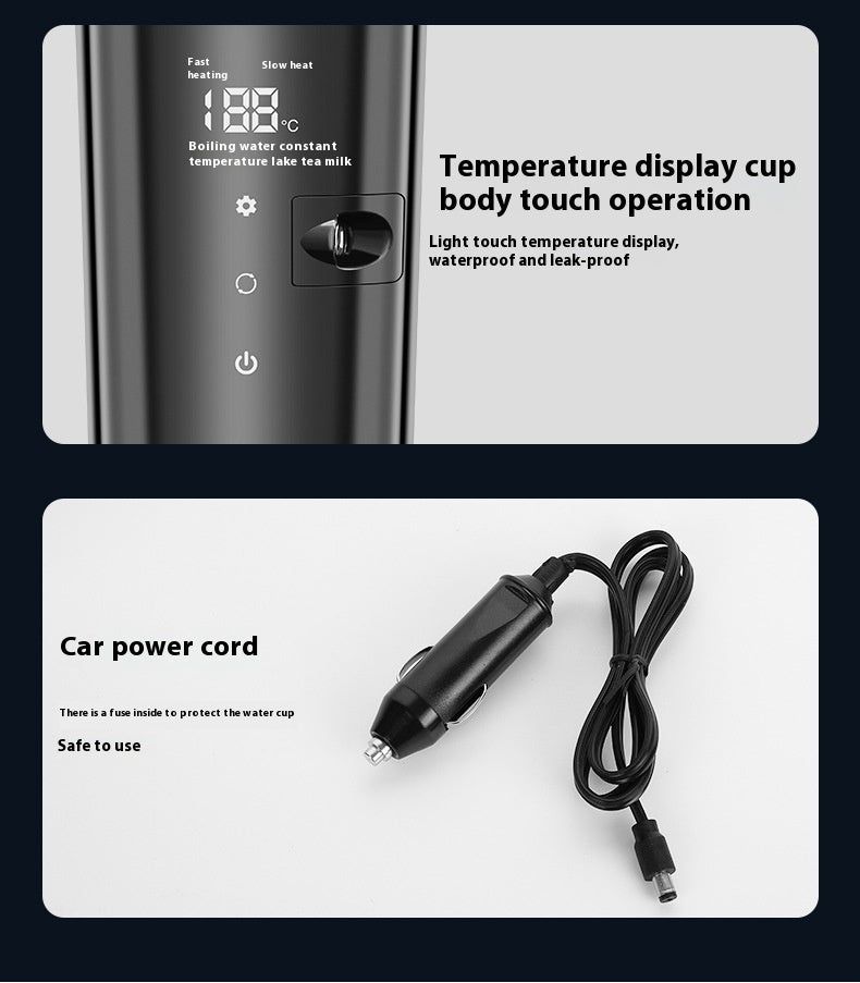 Car-mounted Heating Water Cup Boiling Car High-power Vacuum Universal Heater