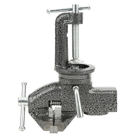 65mm Mini 360 Degree Cast Iron Clamp On Vise Hardware Hand Tools Drill Press Workshop Accessory