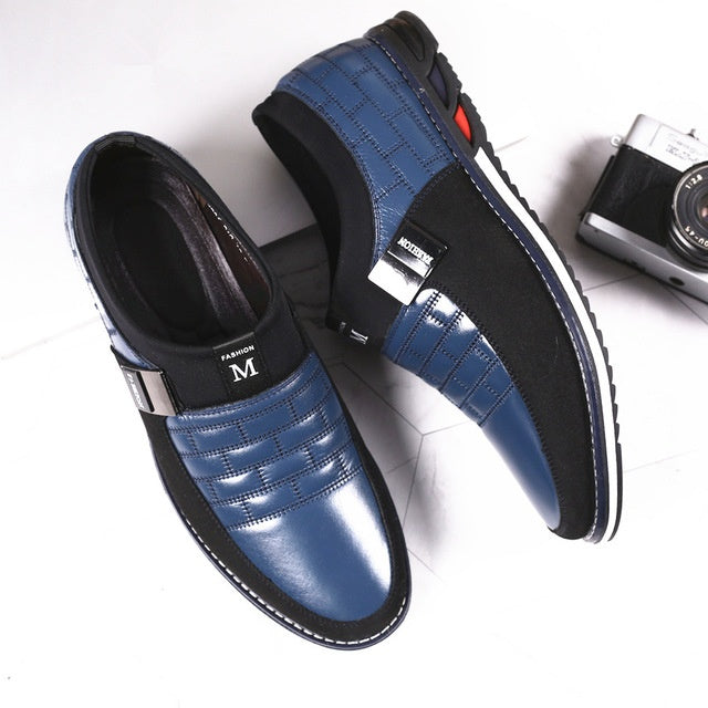 Men's casual leather shoes