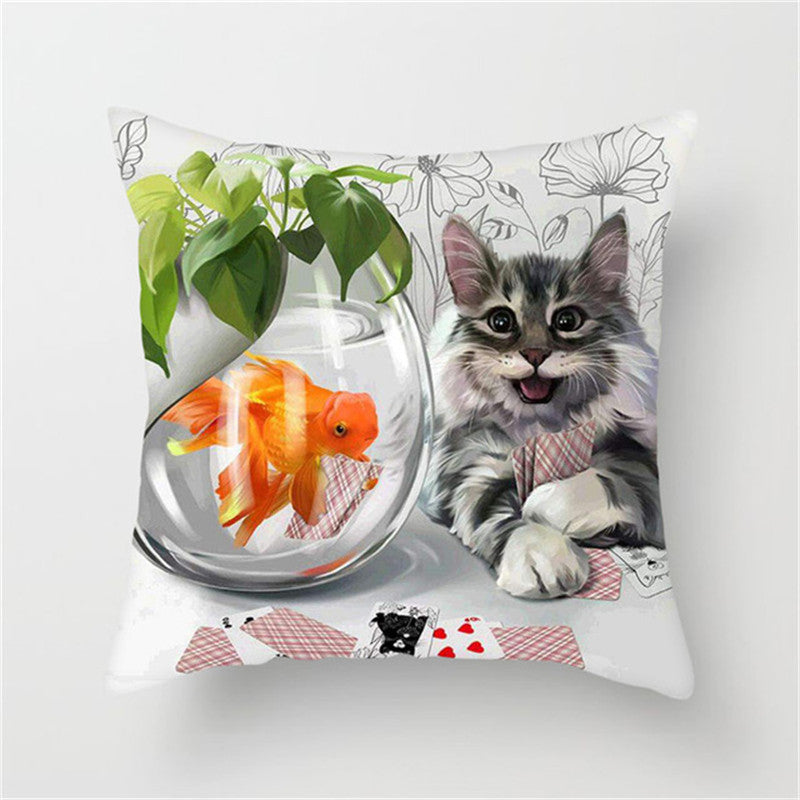 Cute cat trend pillowcase