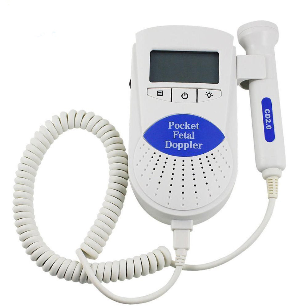 CE FDA Cheap Fetal Doppler Monitor with 2M LCD Prenatal fetal baby heart Monitor