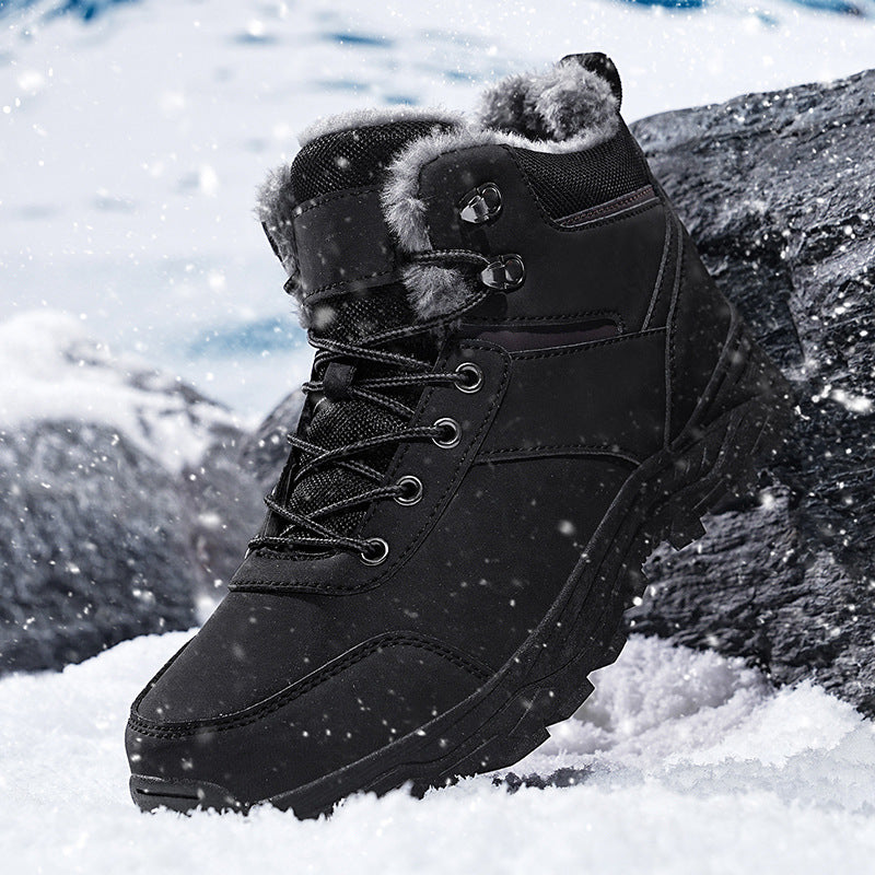 Men's Outdoor Travel Insulated Cotton-padded Shoes