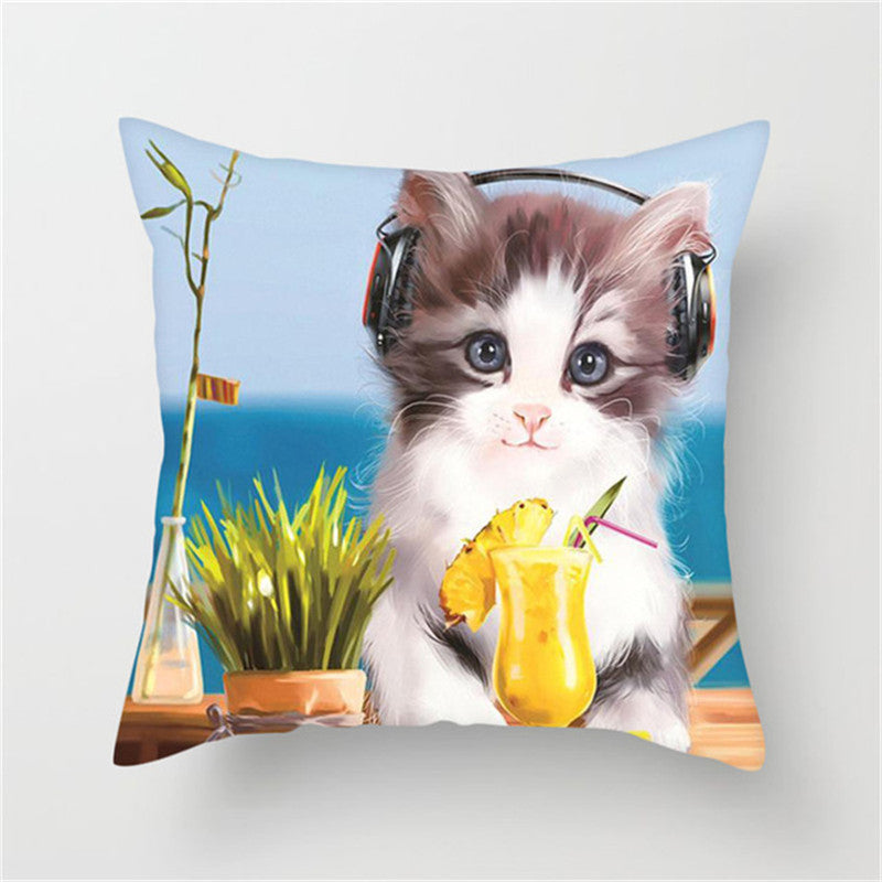 Cute cat trend pillowcase