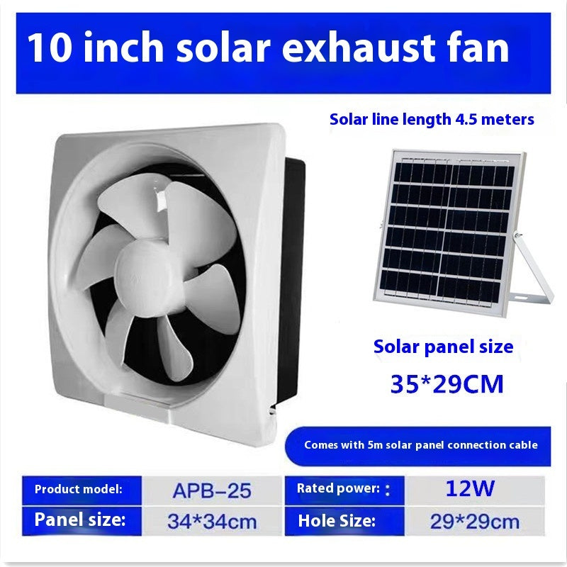 Solar Energy Exhaust Fan Window Ventilator