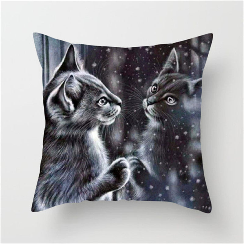 Cute cat trend pillowcase