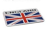 Alloy National Flag Car Decoration  Metal Car Sticker