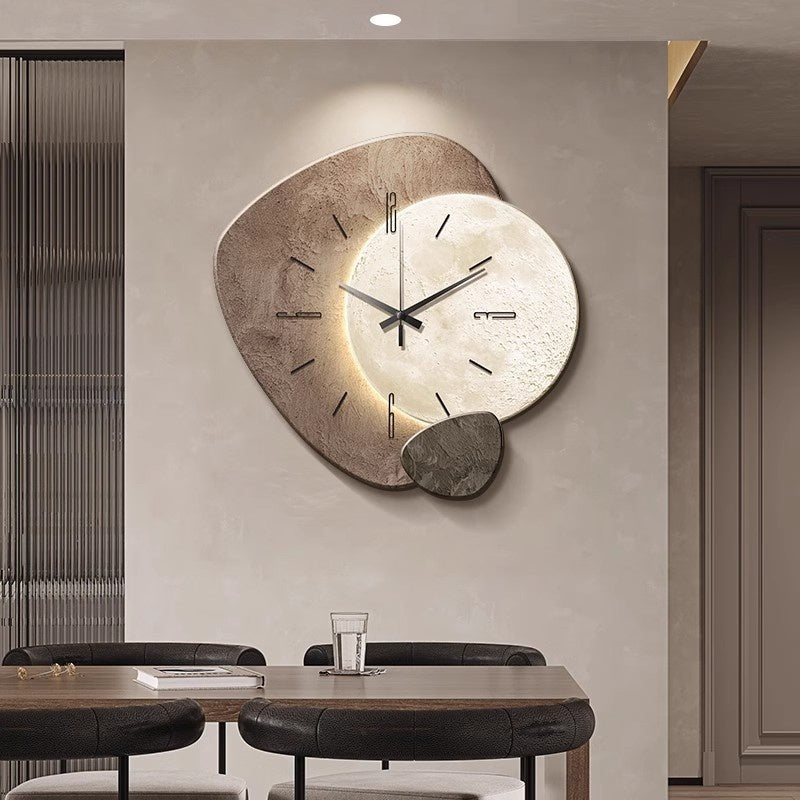 Lucky Stone Restaurant Clock Wall Clock