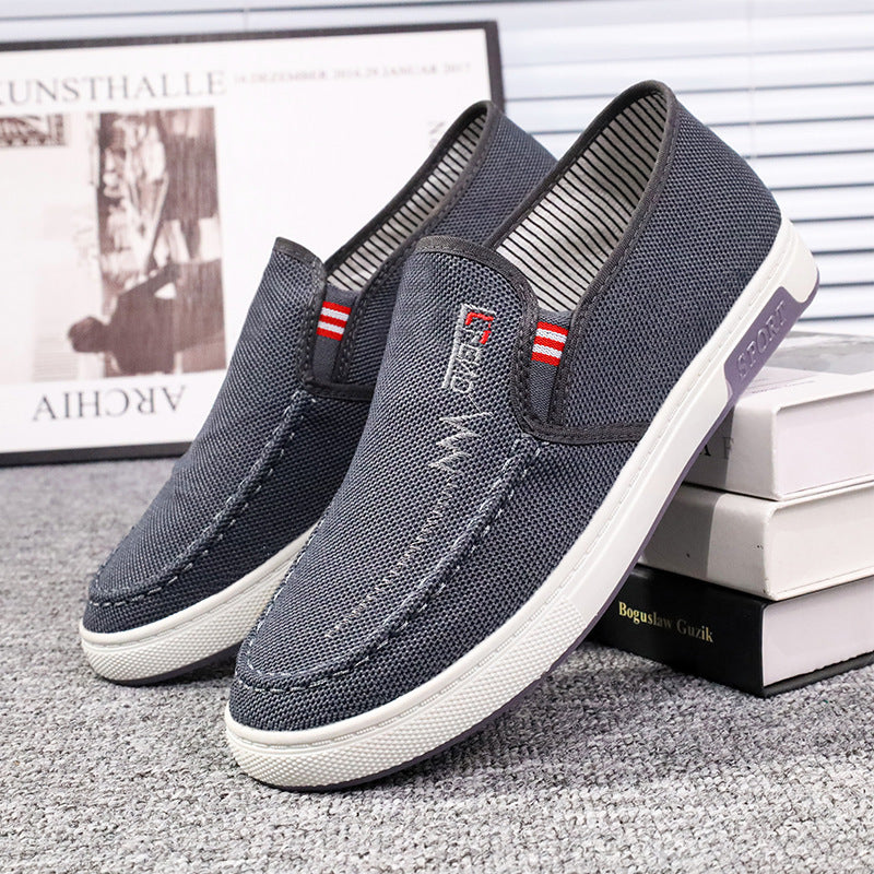 Spring Old Beijing Non-slip Casual Tendon Bottom Skate Shoes Breathable Canvas