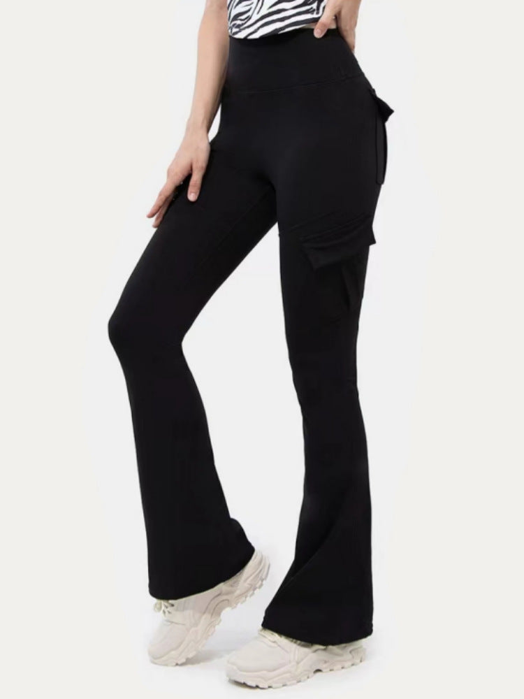 Wide Leg Tight High Waist Micro-pull Yoga Trousers