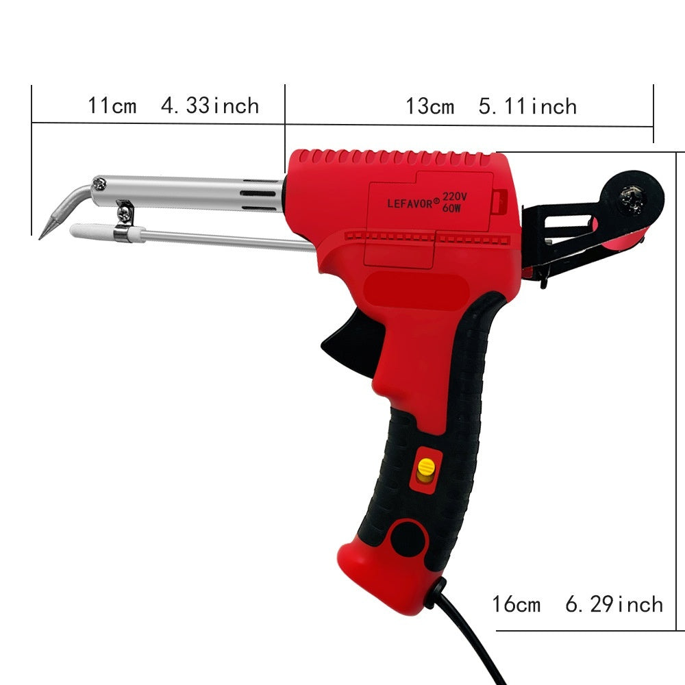 Manual Constant Temperature Electric Soldering Iron Automatic Soldering Tin Suit Household Electronic Repair Tool