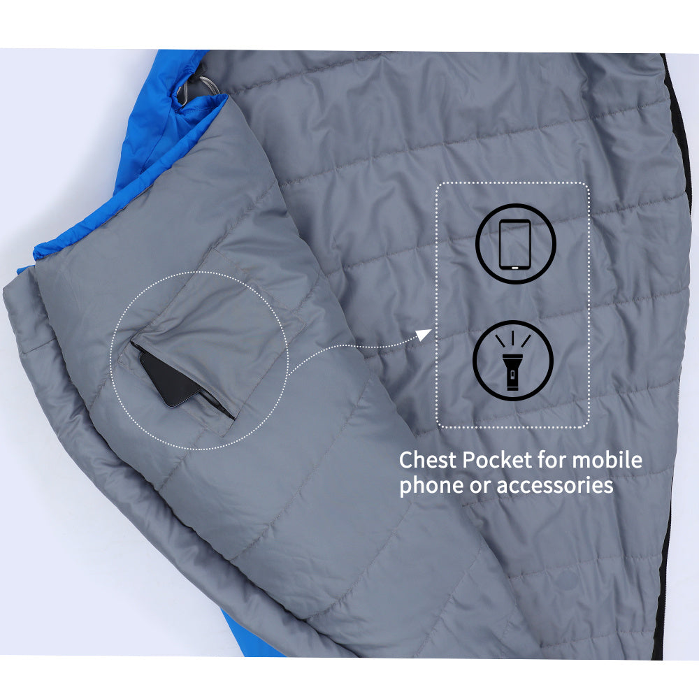 Kamperbox Camping Sleeping Bag Outdoor Camping 3 Season Sleeping Bag Camping