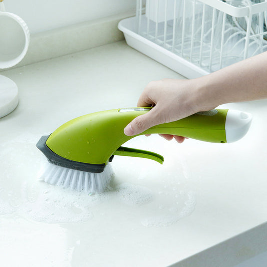 Multifunctional water spray cleaning brush