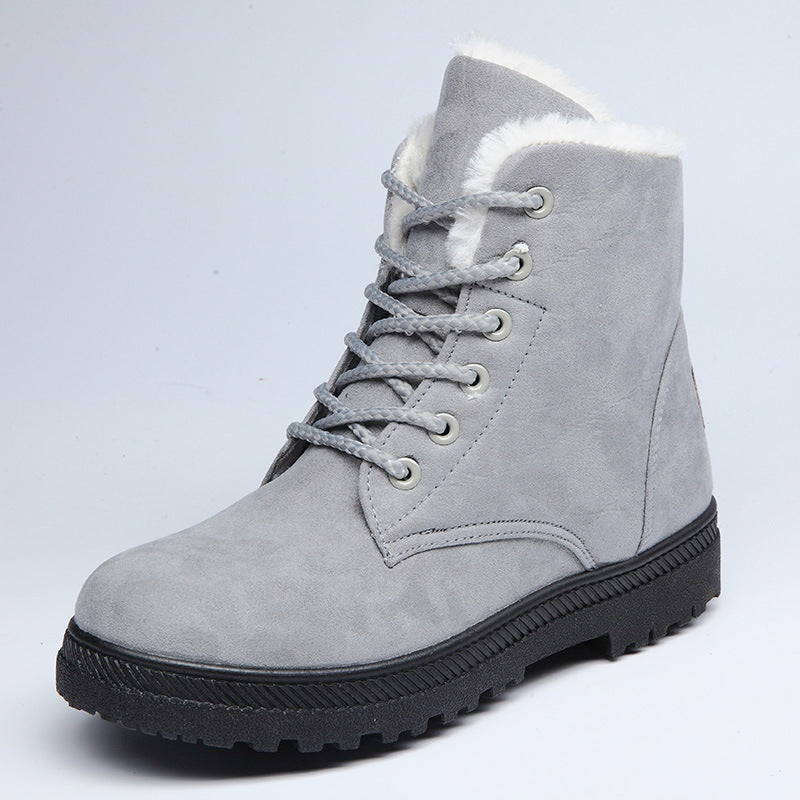 Winter Snow Boots With Warm Plush Ankle Boots For Women Shoes