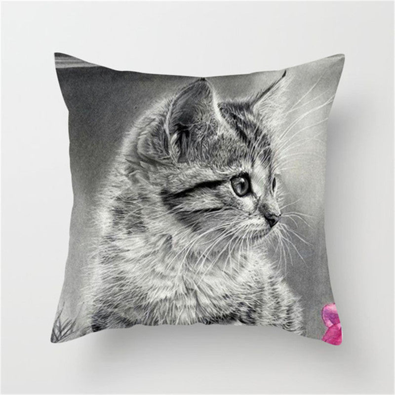 Cute cat trend pillowcase